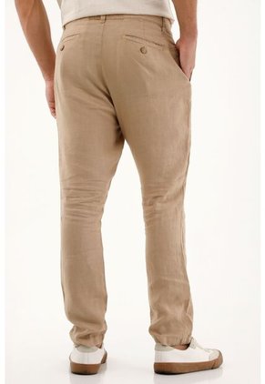 Tennis Pantalón Crudo 100% Lino Para Hombre
