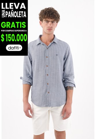 Tennis Camisas Entero Manga Larga Con Detalle Fruncido Para Hombre Tennis