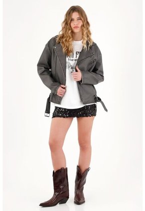 Tennis Camiseta Básica Oversize Blanca Para Mujer