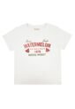 Camiseta Blanca Con Estampado Para Mujer de Tennis