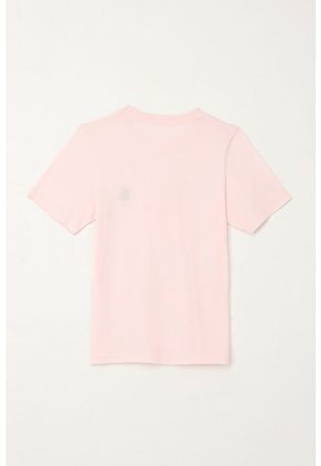 Camiseta Con Estampado En Algodón 100% Rosada Para Niño