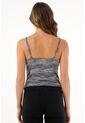 Tennis Camiseta Tipo Pañoleta Gris Para Mujer de Tennis