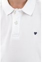 Polo Cuello Tejido Blanca Para Niño de Tennis