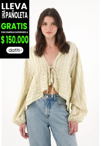 Tennis Camisa Amplia De Manga Larga Verde Para Mujer Tennis