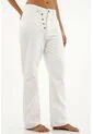 Jean Crudo Con Botones Para Mujer de Tennis