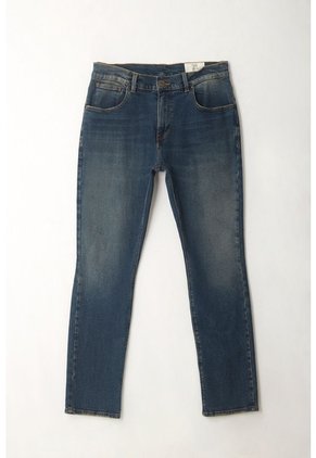 Tennis Jean Skinny Azul Tono Oscuro Para Hombre