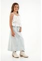 Camisa De Tiras Blanca Para Niña de Tennis