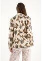 Tennis Blazer Con Estampado De Palmeras Y Tigres Para Mujer de Tennis