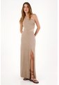 Tennis Vestido Con Cut Out Y Textura Crudo Para Mujer de Tennis