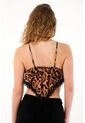 Camisa Crop Estampada Con Encaje Para Mujer de Tennis