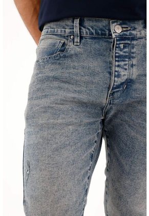 Tennis Jean Super Skinny Con Rotos Para Hombre
