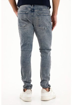 Tennis Jean Super Skinny Con Rotos Para Hombre