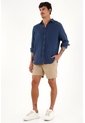 Tennis Camisa Azul Manga Larga Para Hombre de Tennis