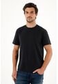 Tennis Camiseta Negra Manga Corta Para Hombre de Tennis