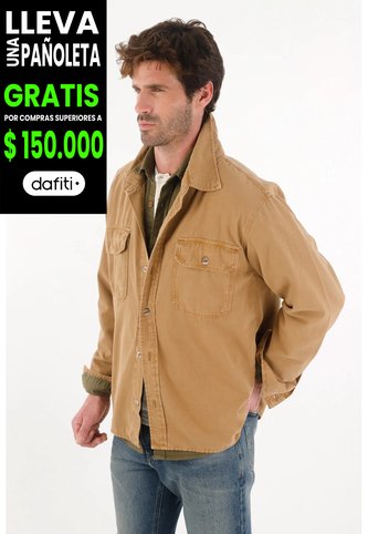 Tennis Camisa Clásica Manga Larga Café De Ajuste Cómodo Para Hombre Tennis