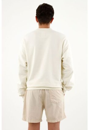 Buzo Unisex Crudo Con Mini Bordador Allover