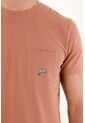 Tennis Camiseta Con Bolsillo Delantero Café Para Hombre de Tennis