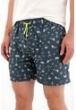 Tennis Pantaloneta De Baño Con Estampado Playero Para Hombre de Tennis