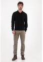 Tennis Camiseta Manga Larga Negra Con Acabado Suave Para Hombre de Tennis
