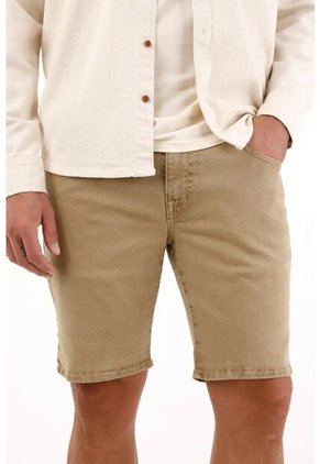 Tennis Bermuda Nudy Con Efecto Vintage Crudo Para Hombre