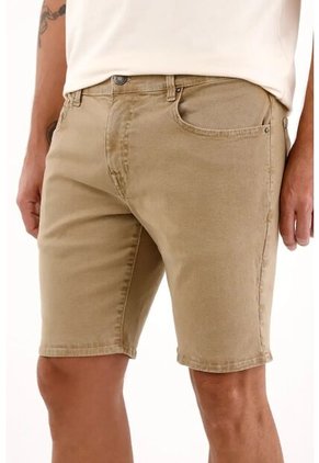 Tennis Bermuda Nudy Con Efecto Vintage Crudo Para Hombre