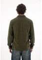 Tennis Camisa Con Textura Tipo Corduroy Verde Para Hombre de Tennis
