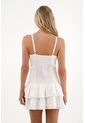 Tennis Vestido Corto En Ojalillo Crudo De Ajuste Cómodo Para Mujer de Tennis