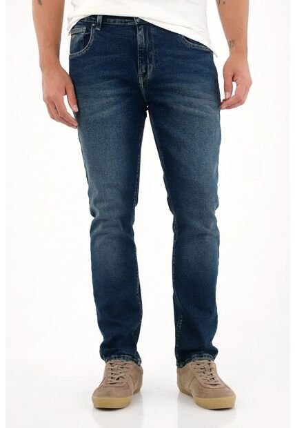 Tennis Jean Nudy Tono Oscuro Azul Para Hombre