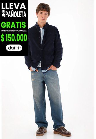 Tennis Camisa En 100% Lino Azul Con Textura Ligera Para Hombre Tennis