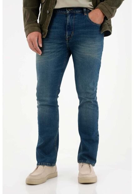 Tennis Jean Nudy Cinco Bolsillos Azul Para Hombre