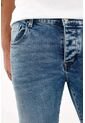 Tennis Jean Skinny Con Arrugas 3D Azul Para Hombre de Tennis
