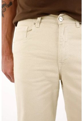 Tennis Pantalón Loose En Bull Denim Crudo Para Hombre