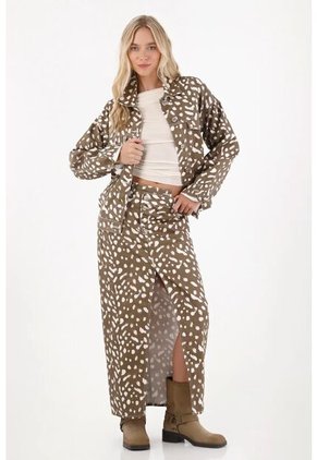 Tennis Chaqueta Oversize Con Manchas Para Mujer