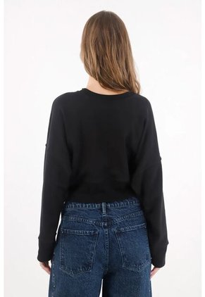 Tennis Buzo En Tela Burda Negro Para Mujer