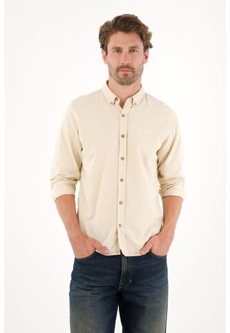 Tennis Camisa Manga Larga Con Raqueta Bordada Verde Para Hombre Tennis