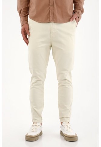 Tennis Pantalón Chino Crudo Con Textura Suave Para Hombre Tennis