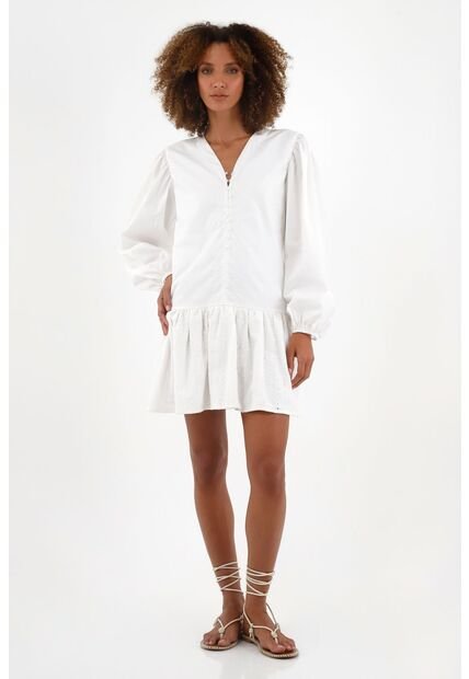 Tennis Vestido Blanco Corto Para Mujer