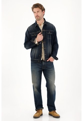 Tennis Abrigo Tipo Trucker Azul Para Hombre Tennis