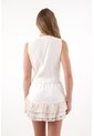 Chaleco Con Escote En V Crudo Para Mujer de Tennis