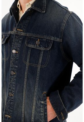 Tennis Abrigo Tipo Trucker Azul Para Hombre