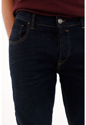Tennis Jean Skinny Tono Oscuro Azul Para Hombre