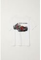 Camiseta Básica Con Estampado Blanca Para Niño de Tennis