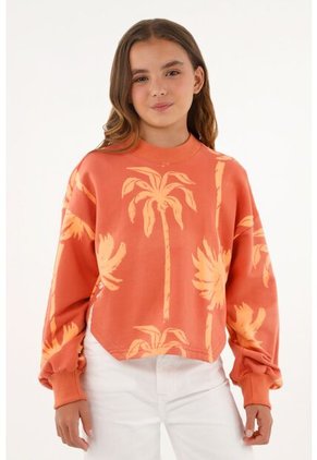 Buzo Estampado De Diseño Cerrado Para Niña