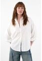 Tennis Camisa Amplia Con Encaje Crudo Para Mujer de Tennis