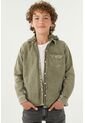 Camisa Tipo Chaqueta Verde Para Niño de Tennis