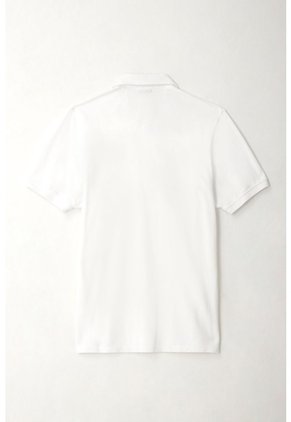 Tennis Polo Blanca Con Raqueta Multicolor Para Hombre