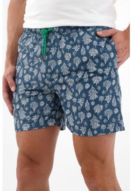 Tennis Pantaloneta De Baño Azul Para Hombre