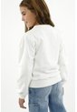 Buzo Con Bolero Asimétrico Crudo Para Niña de Tennis