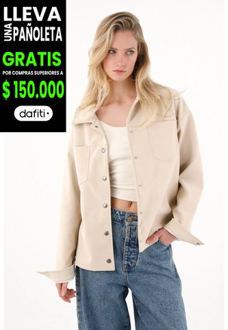 Tennis Chaqueta En Cuero Sintético Crudo Para Mujer Tennis