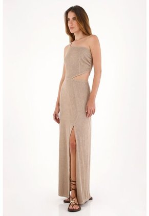 Tennis Vestido Con Cut Out Y Textura Crudo Para Mujer